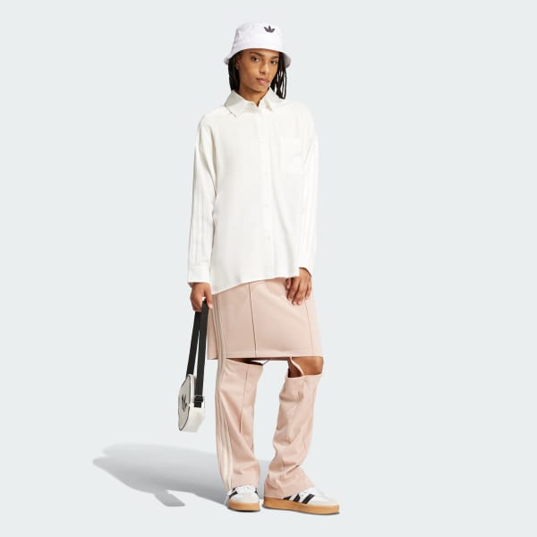White Premium Essentials Long Sleeve Shirt