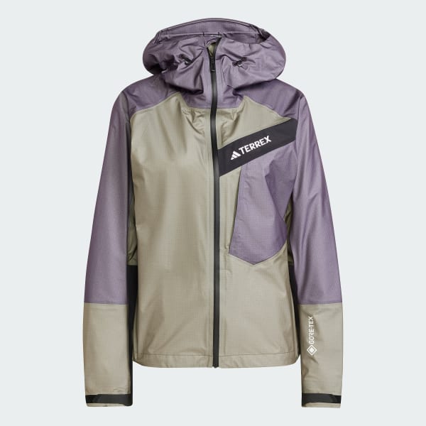 Green Terrex Techrock Light GORE-TEX Active Rain Jacket
