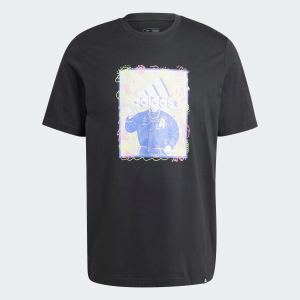 Black Doodle Graphic Tee