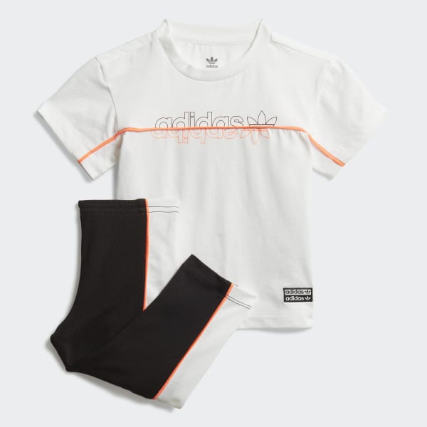 adidas leggings and t shirt set