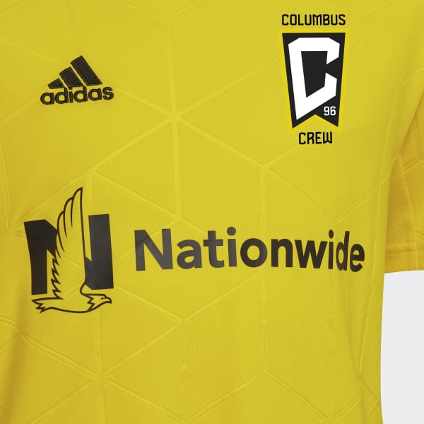 2022-23 Columbus Crew Home Authentic Yellow Jersey With 22 D