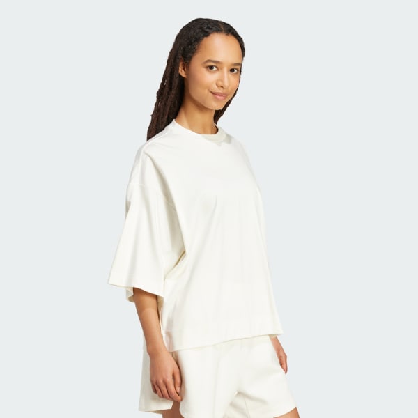 White Soft Lux Loose T-Shirt