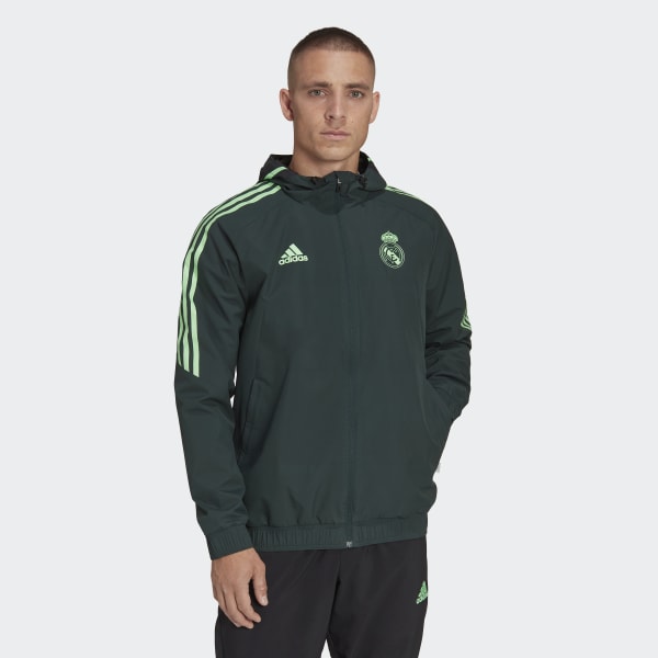 Groen Real Madrid Condivo 22 All-Weather Jack IS562