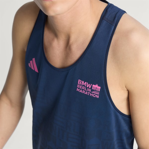 Niebieski Koszulka bez rękawów BMW Berlin-Marathon 2025 All Over Print