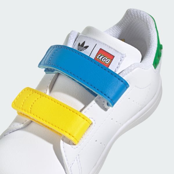 Adidas Stan Smith X Lego® Shoes Kids - White | Adidas Philippines