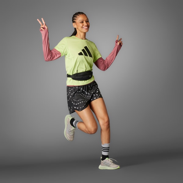 Black Run It AEROREADY Shorts