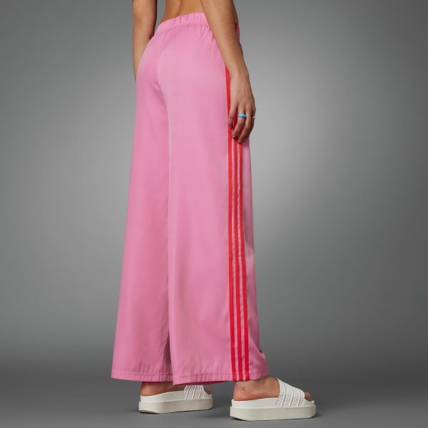 adidas Island Club Wide Leg Pants - Pink | Women's Lifestyle