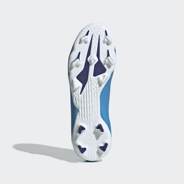 สีน้ำเงิน รองเท้าฟุตบอล X Speedflow.3 Laceless Firm Ground LSC26