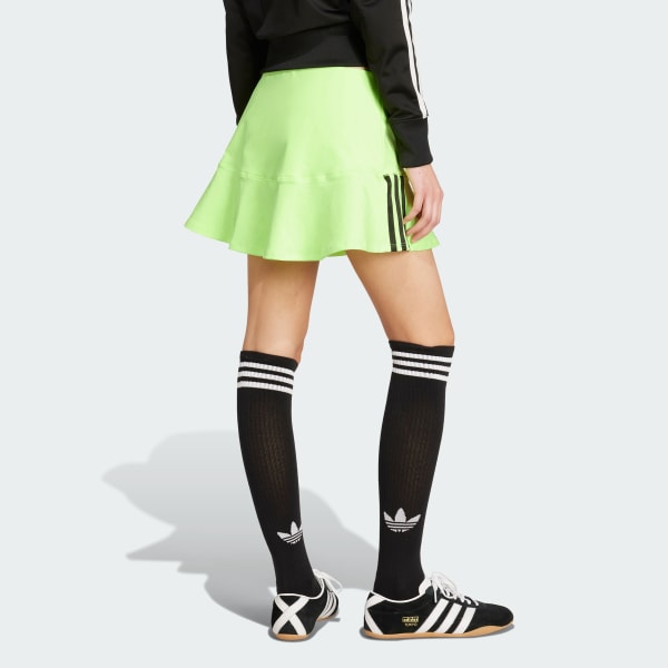 【2025年製 新品】 Mini 3-Stripes Interlock Adicolor adidas Skirt Green - 簡易ベッド・折りたたみベッド