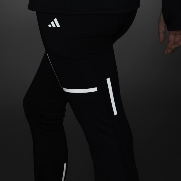 Preto Leggings de Running Reflect At Night X-City Fast Impact
