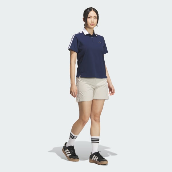 Mau-xanh-da-troi ÁO POLO NGẮN TAY CLIMACOOL 3 SỌC PIQUE