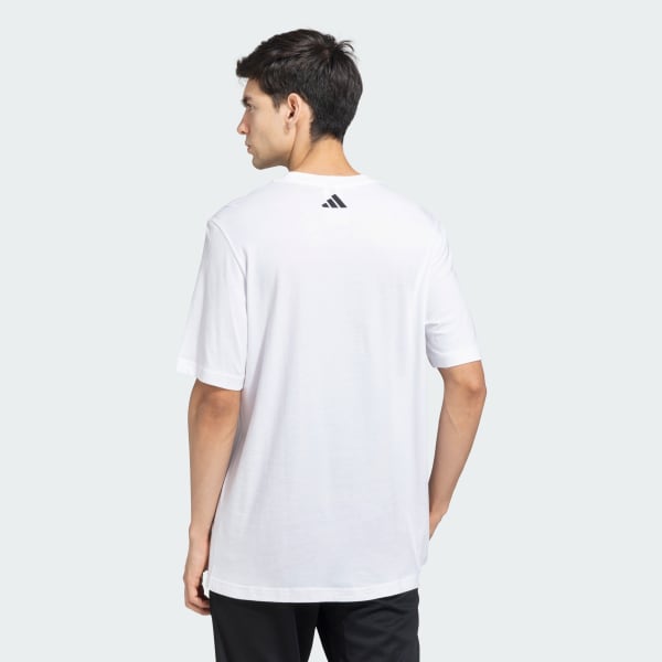 White Graphic Cotton Tee