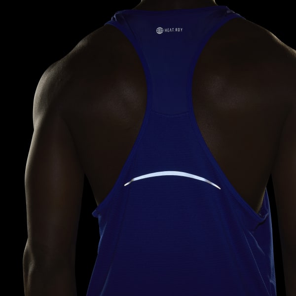 Blue HEAT.RDY HIIT Elevated Training Tank Top