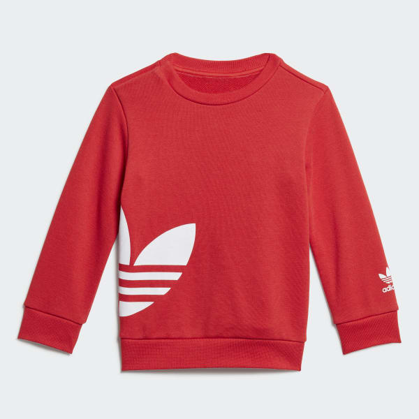 adidas trefoil crew set