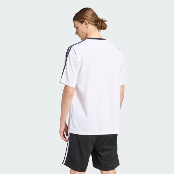 bílá Dres adidas Adicolor Jacquard