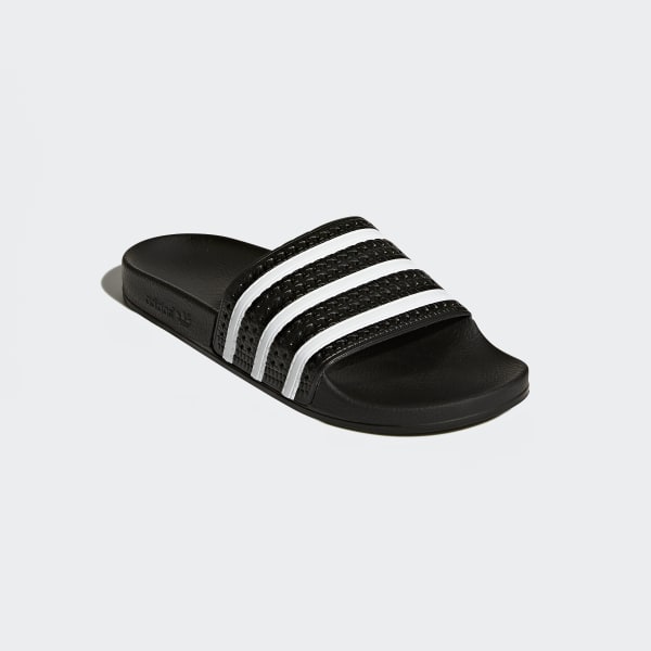 adidas ADILETTE SLIDES - Black | adidas 