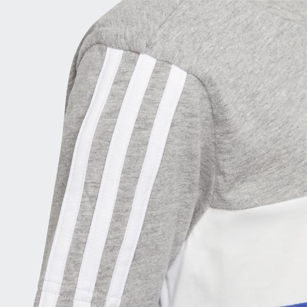 Blu T-shirt Tiberio 3-Stripes Colorblock Cotton Kids