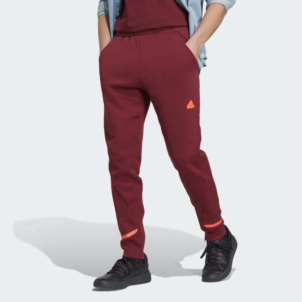 Burgundy Tepláky Designed for Gameday