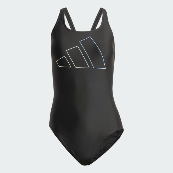Czerń Strój do pływania Big Bars