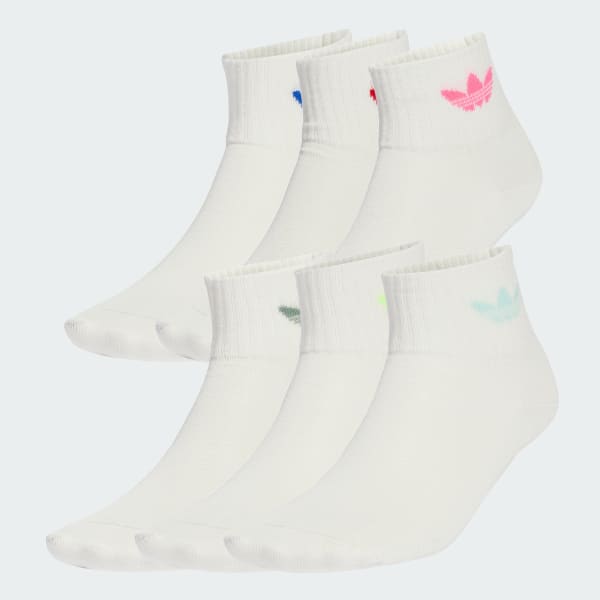 Rosado Medias Tobilleras 6 Pares Kids