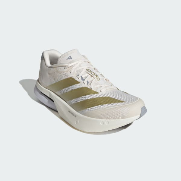 White Adizero Boston 13 Shoes