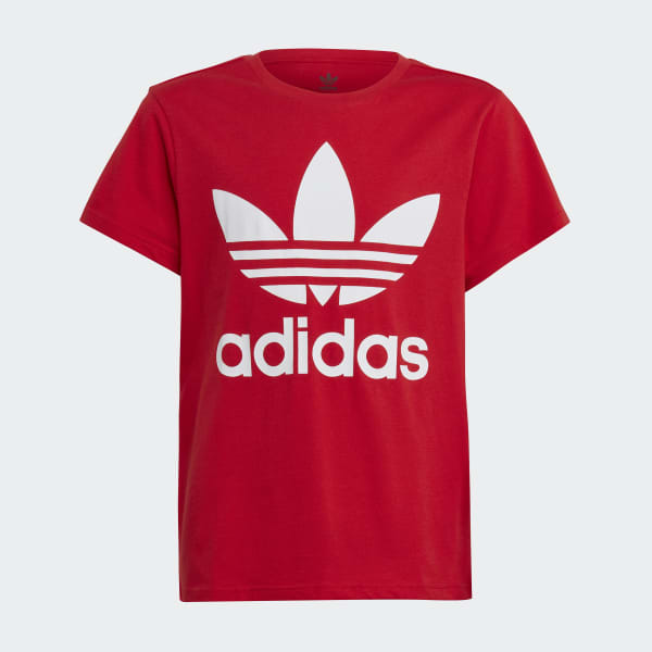 adidas Trefoil T Shirt Red adidas Ireland