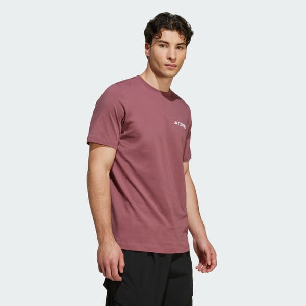 Burgundy Terrex Graphic Tee