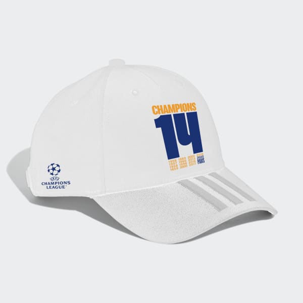 Bialy Real Madrid UCL Champions 2022 Cap