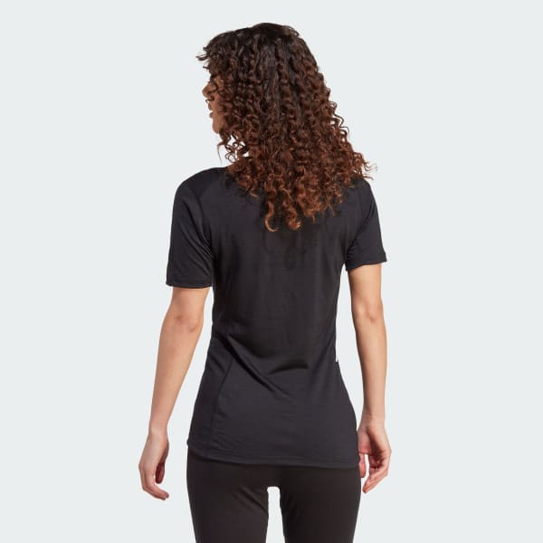 Svart XPERIOR MERINO 150 BASELAYER SHORT SLEEVE