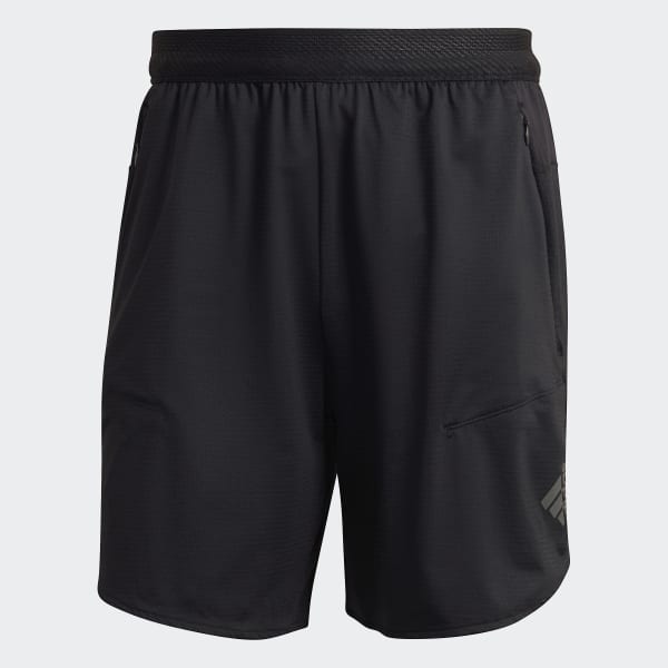 สีดำ กางเกงขาสั้น Designed 4 Training HEAT.RDY HIIT SU050