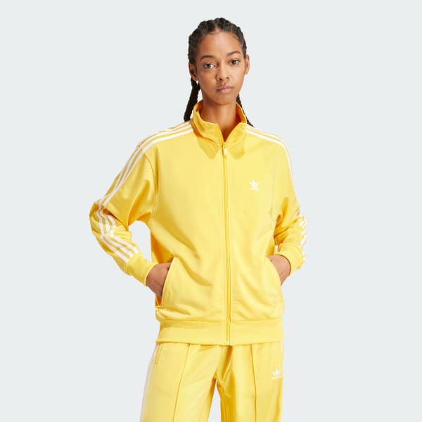 adidas Adicolor Classics Loose Firebird Track Top Yellow adidas Malaysia