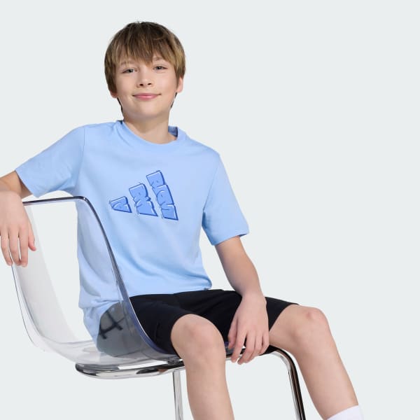 Blue Graffiti Graphic Tee Kids