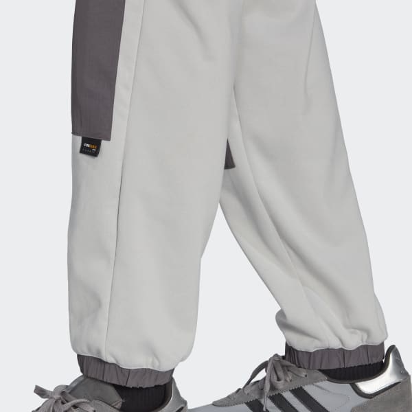 adidas Adventure Winter Fabric Mix Track Pants  Grey  adidas India