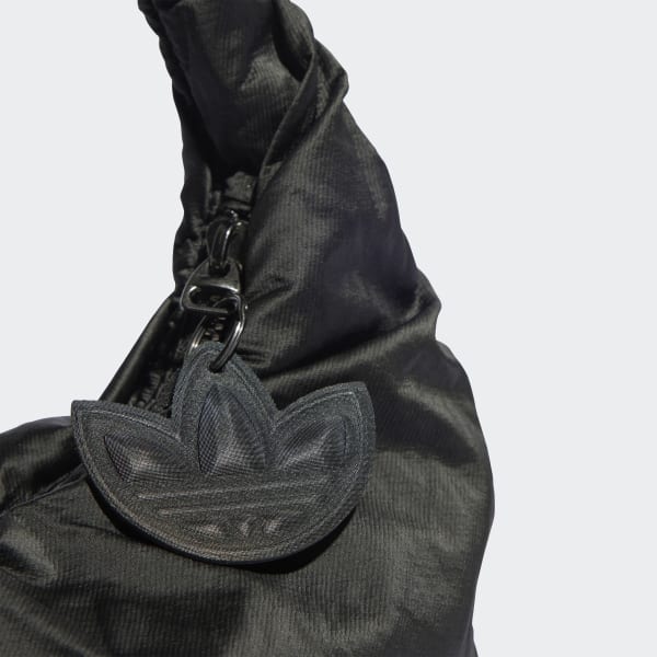 Black Satin Small Shoulder Bag