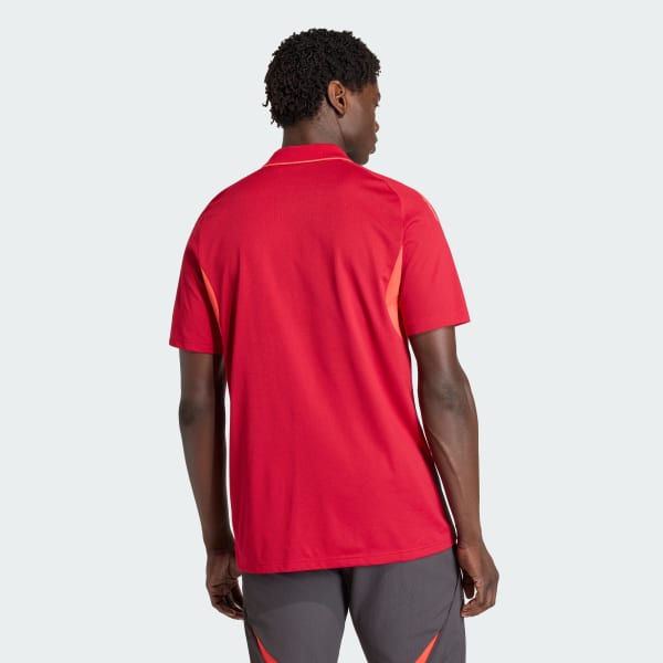 Red Liverpool FC Tiro 25 Competition Polo Shirt