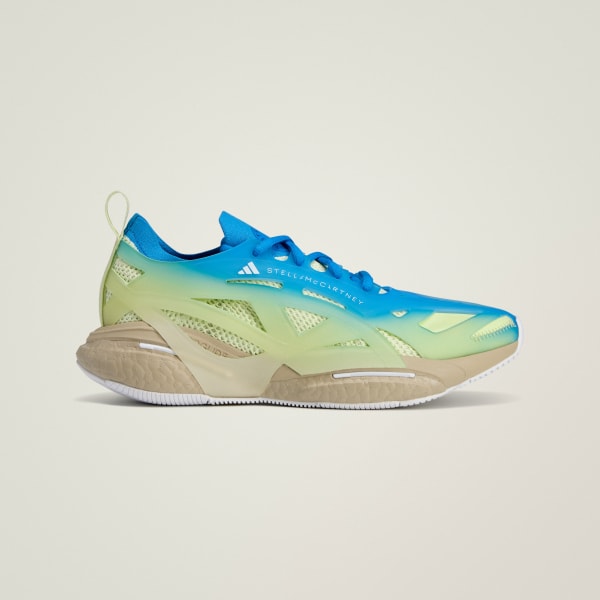 Blue adidas by Stella McCartney Solarglide Allover Print Shoes