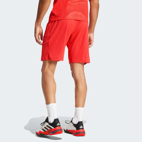 Rojo Shorts Ergo para Tenis