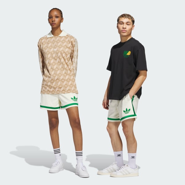 Beige Short Originals Basketball