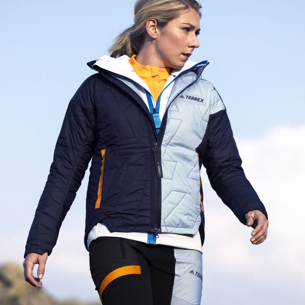 Black Terrex MYSHELTER PrimaLoft Hooded Padded Jacket