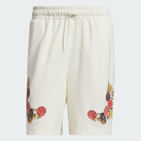 Beige Shorts Floral