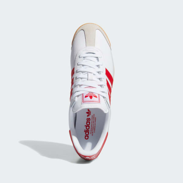 Adidas samoa white and red outlet
