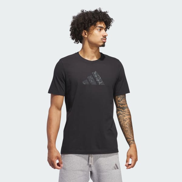 Negro Polo Future Icons Estampado