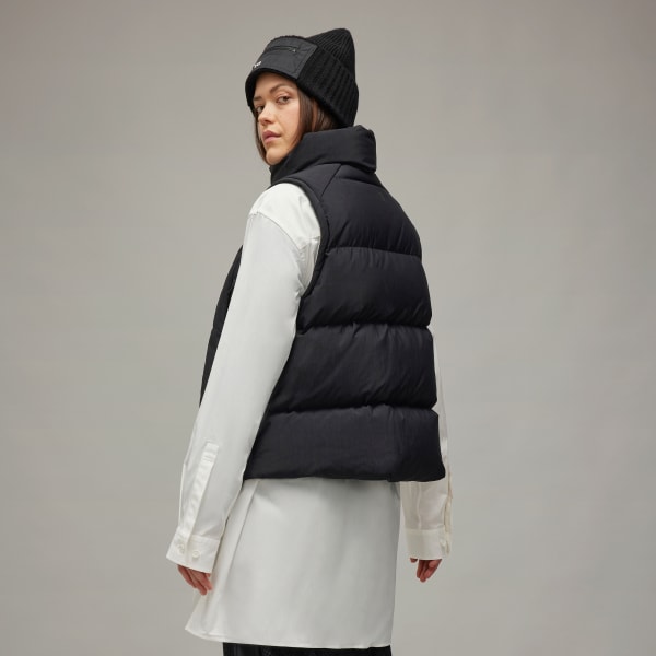 Black Y-3 Puffer Vest