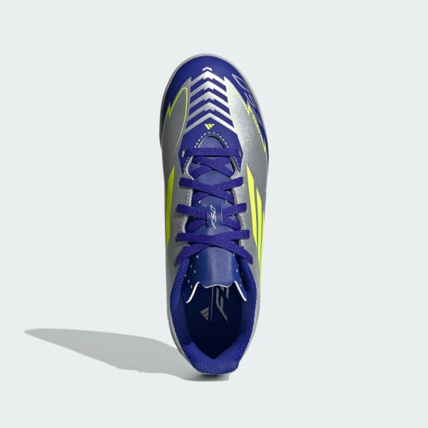 Plateado Botines F50 Club Messi Cancha Cubierta Infantil