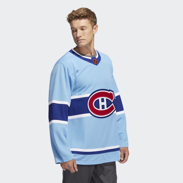 adidas Canadiens Authentic Reverse Retro Wordmark Jersey - Blue | Men's  Hockey | adidas US