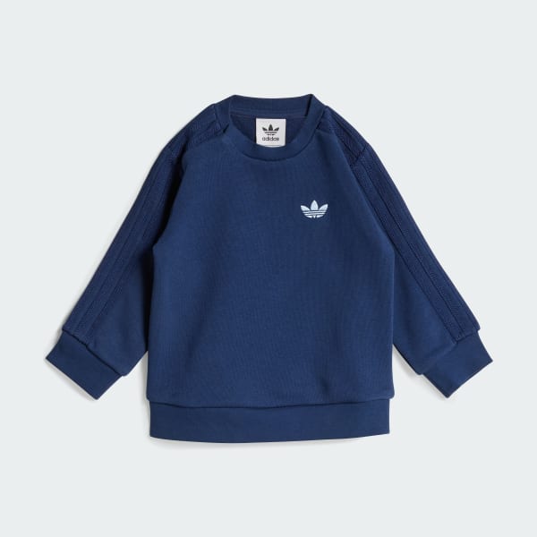 Azul Conjunto Denim Crew Kids