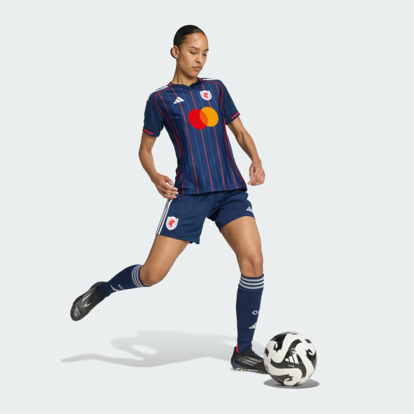 Blau Olympique Lyon 25/26 Auswärtstrikot (Frauenteam)