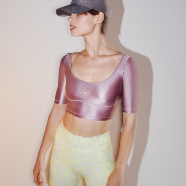 Paars adidas by Stella McCartney Croptop