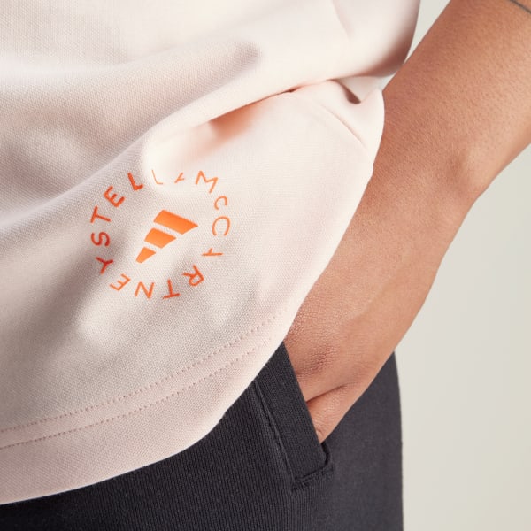 STELLA McCARTNEY タイダイ柄 Tシャツ adidas by Stella McCartney ロゴ 半袖Tシャツ - ピンク