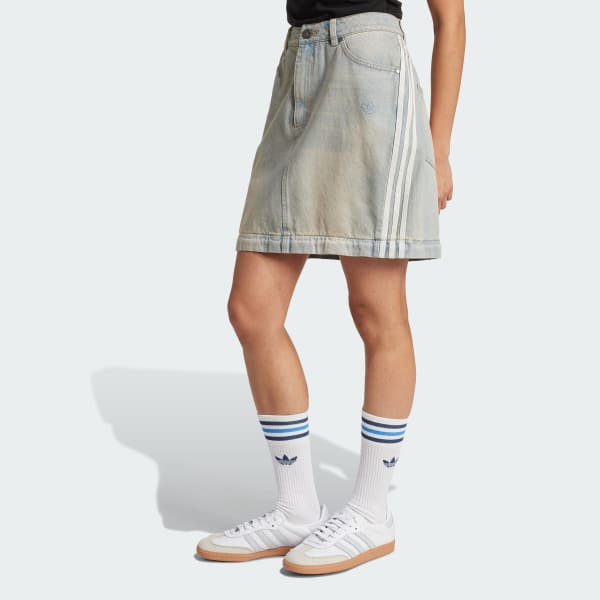 Multicolor Adilenium Season 3 Two-In-One Denim Skirt